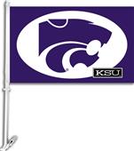 COLLEGIATE Kansas State 2-Sided 11" x 18" Car Flag COLLEGIATE Kansas State 2-Sided 11" x 18" Car Flag