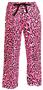 Girls Fashion Animal Print Flannel Pants