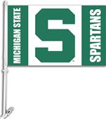 COLLEGIATE Michigan St. 2-Sided 11" x 18" Car Flag COLLEGIATE Michigan St. 2-Sided 11" x 18" Car Flag