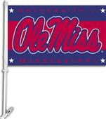 COLLEGIATE Mississippi 2-Sided 11" x 18" Car Flag COLLEGIATE Mississippi 2-Sided 11" x 18" Car Flag