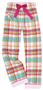 Boxercraft Girls Plaid V.I.P Flannel Pants