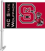 COLLEGIATE NC State 2-Sided 11" x 18" Car Flag COLLEGIATE NC State 2-Sided 11" x 18" Car Flag