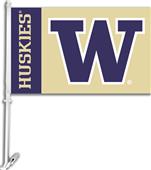COLLEGIATE Washington 2-Sided 11" x 18" Car Flag COLLEGIATE Washington 2-Sided 11" x 18" Car Flag