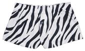 Boxercraft Girl's Zebra Flannel Bitty Boxer Shorts