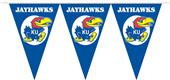COLLEGIATE Kansas Party Pennant Flags