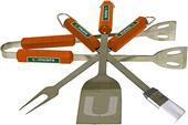 COLLEGIATE Miami 4 Piece BBQ Set COLLEGIATE Miami 4 Piece BBQ Set