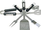 COLLEGIATE Wake Forest 4 Piece BBQ Set