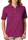 Blue Generation Ladies SS Pique Polo Shirts Blue Generation Ladies SS Pique Polo Shirts