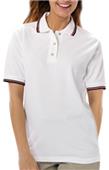 Blue Generation Ladies SS Collar/Cuff Pique Polo Blue Generation Ladies SS Collar/Cuff Pique Polo