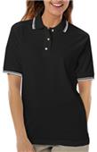 Blue Generation Ladies SS Collar/Cuff Pique Polo Blue Generation Ladies SS Collar/Cuff Pique Polo