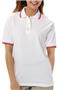 Blue Generation Ladies SS Collar/Cuff Pique Polo