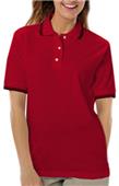 Blue Generation Ladies SS Collar/Cuff Pique Polo Blue Generation Ladies SS Collar/Cuff Pique Polo