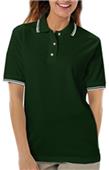 Blue Generation Ladies SS Collar/Cuff Pique Polo Blue Generation Ladies SS Collar/Cuff Pique Polo