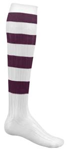 WHITE/MAROON
