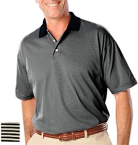 BLACK COLLAR - BLACK/NATURAL PINSTRIPE