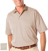 Blue Generation Men's SS Shadow Stripe Polo Shirts