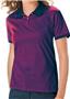 Blue Generation Ladies SS Shadow Stripe Polo Shirt