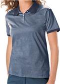 Blue Generation Ladies SS Shadow Stripe Polo Shirt Blue Generation Ladies SS Shadow Stripe Polo Shirt