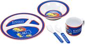 COLLEGIATE Kansas Children's Dish Set