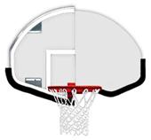 Bison Basketball DuraSkin for Fan-Shaped Backboard Bison Basketball DuraSkin for Fan-Shaped Backboard