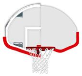 Bison Basketball DuraSkin for Fan-Shaped Backboard Bison Basketball DuraSkin for Fan-Shaped Backboard