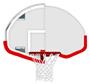 Bison Basketball DuraSkin for Fan-Shaped Backboard