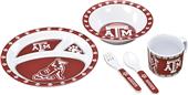 COLLEGIATE Texas A&M Children's Dish Set