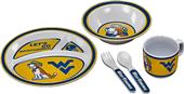COLLEGIATE West Virginia Children's Dish Set
