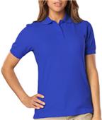 Blue Generation Ladies SS Value Pique Polo Shirts