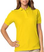 Blue Generation Ladies SS Value Pique Polo Shirts