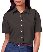 Blue Generation Ladies SS Easy Care Poplin Shirts Blue Generation Ladies SS Easy Care Poplin Shirts