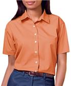 Blue Generation Ladies SS Easy Care Poplin Shirts Blue Generation Ladies SS Easy Care Poplin Shirts