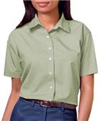 Blue Generation Ladies SS Easy Care Poplin Shirts Blue Generation Ladies SS Easy Care Poplin Shirts