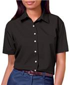 Blue Generation Ladies SS Easy Care Poplin Shirts Blue Generation Ladies SS Easy Care Poplin Shirts