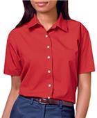 Blue Generation Ladies SS Easy Care Poplin Shirts Blue Generation Ladies SS Easy Care Poplin Shirts