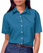 Blue Generation Ladies SS Easy Care Poplin Shirts Blue Generation Ladies SS Easy Care Poplin Shirts