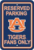COLLEGIATE Auburn Plastic Parking Sign COLLEGIATE Auburn Plastic Parking Sign