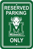 COLLEGIATE Marshall Plastic Parking Sign