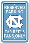 Collegiate North Carolina Plastic Parking Sign Collegiate North Carolina Plastic Parking Sign