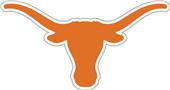 COLLEGIATE Texas 12" Vinyl Magnet