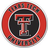 COLLEGIATE Texas Tech 12" Vinyl Magnet
