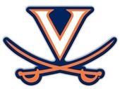COLLEGIATE Virginia 12" Vinyl Magnet COLLEGIATE Virginia 12" Vinyl Magnet