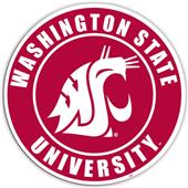 COLLEGIATE Washington State 12" Vinyl Magnet