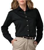 Blue Generation LS Teflon Treated Twill Blouse Blue Generation LS Teflon Treated Twill Blouse