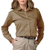 Blue Generation LS Teflon Treated Twill Blouse Blue Generation LS Teflon Treated Twill Blouse