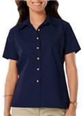 Blue Generation SS Teflon Treated Twill Blouse Blue Generation SS Teflon Treated Twill Blouse