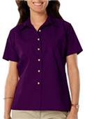 Blue Generation SS Teflon Treated Twill Blouse Blue Generation SS Teflon Treated Twill Blouse
