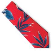Blue Generation Men's Hibiscus Tropical Print Ties Blue Generation Men's Hibiscus Tropical Print Ties