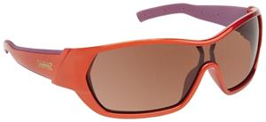 3. ORANGE-PURPLE FRAME/BROWN LENS