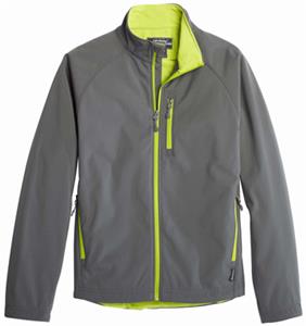 CHARCOAL/LIME ZIPPER